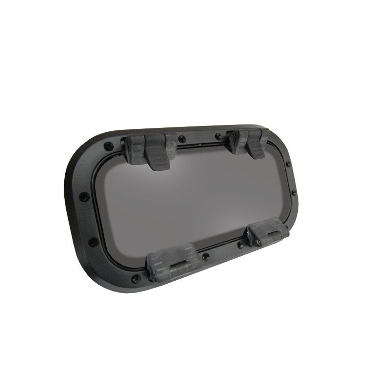 Okno standard ST0 - otwierane - czarna ramka alu - czarne - 176MMX323MM — zdjęcie 6