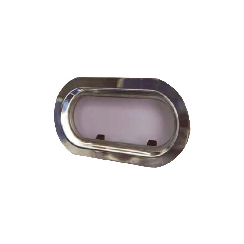 Okno stainless steel rozmiar SS0 - otwierane - biała ramka - 176MMX323MM — zdjęcie 6