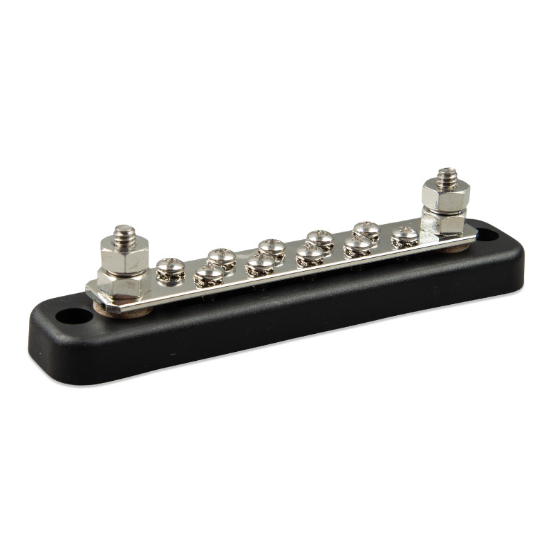Busbar 150A 2P with 10 screws +cover — zdjęcie 2