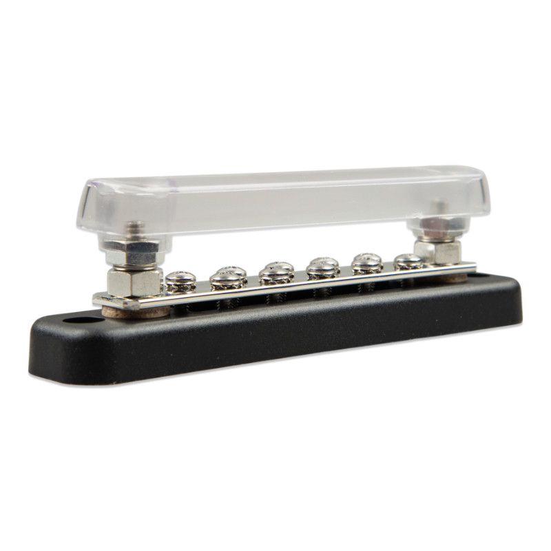 Busbar 150A 2P with 10 screws +cover — zdjęcie 3
