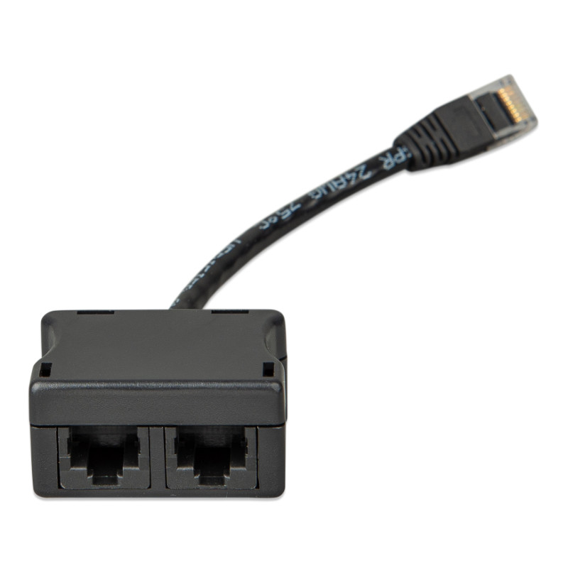 RJ45-splitter 1xRJ45 male/15cm cable/2xRJ45 female — zdjęcie 3
