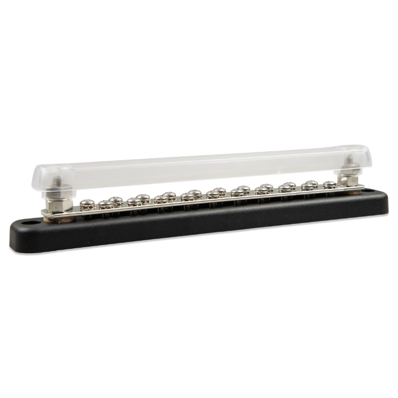 Busbar 150A 2P with 20 screws +cover — zdjęcie 2