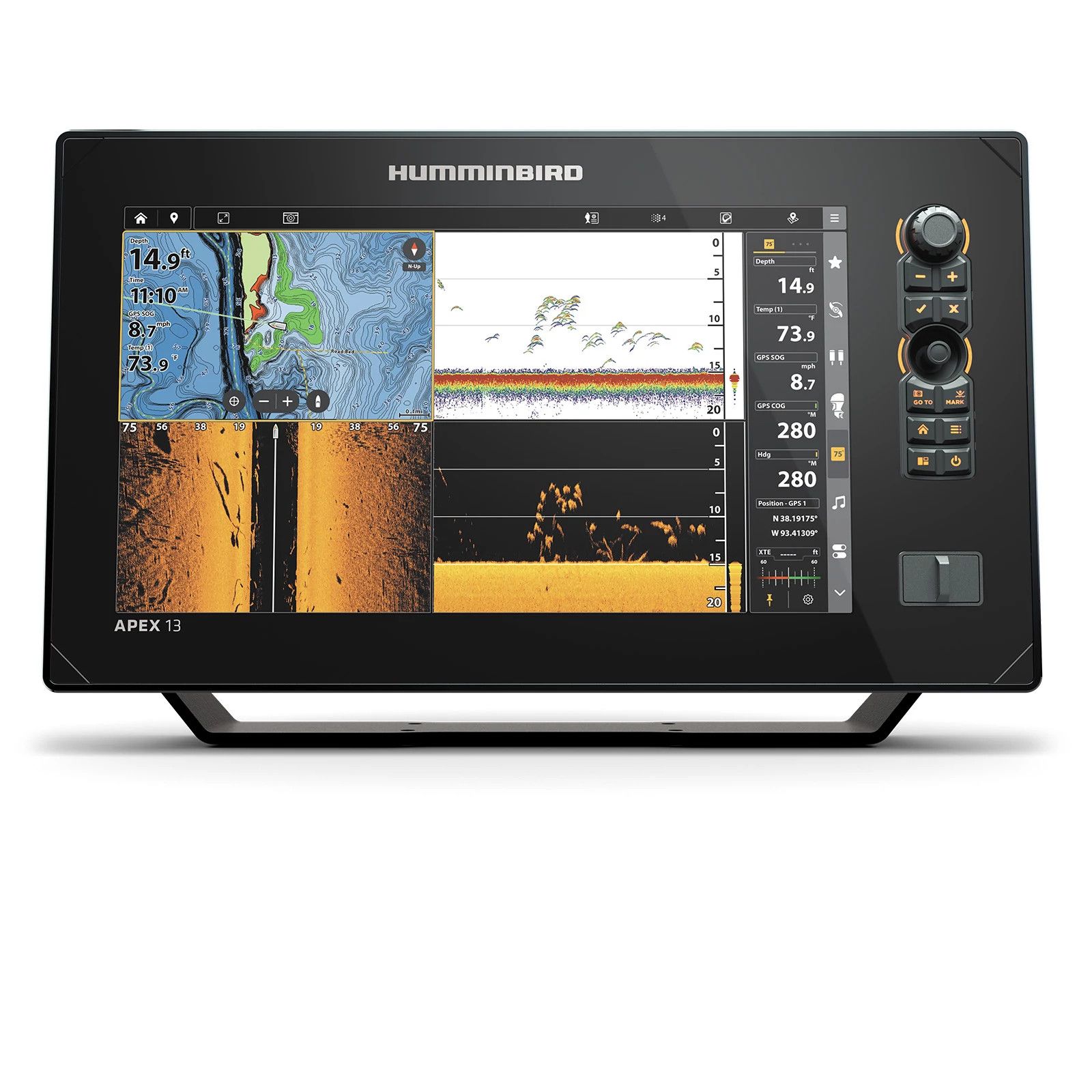 Echosonda Humminbird APEX 13 MSI+ CHARTPLOTTER