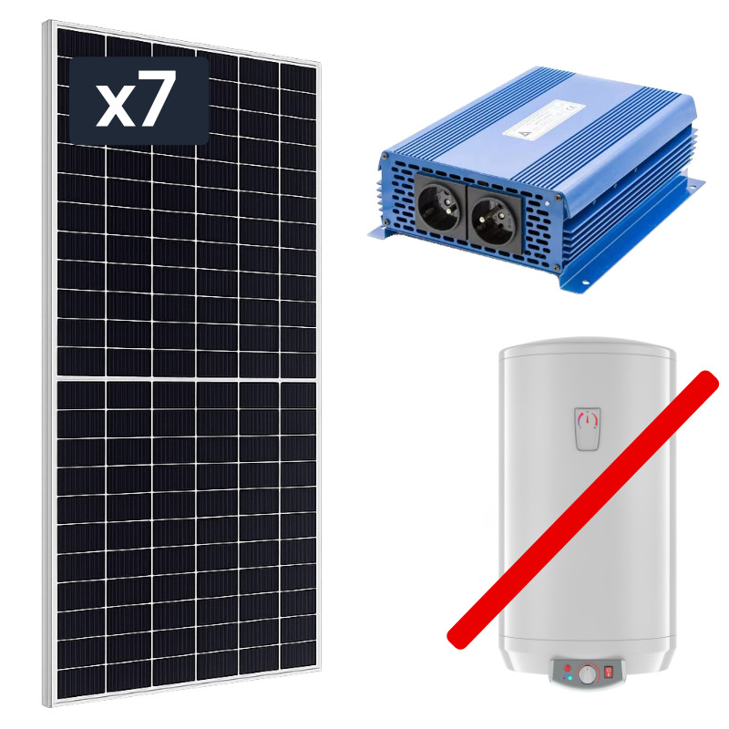 Solarny podgrzewacz wody 3kWp Panele słoneczne Epever