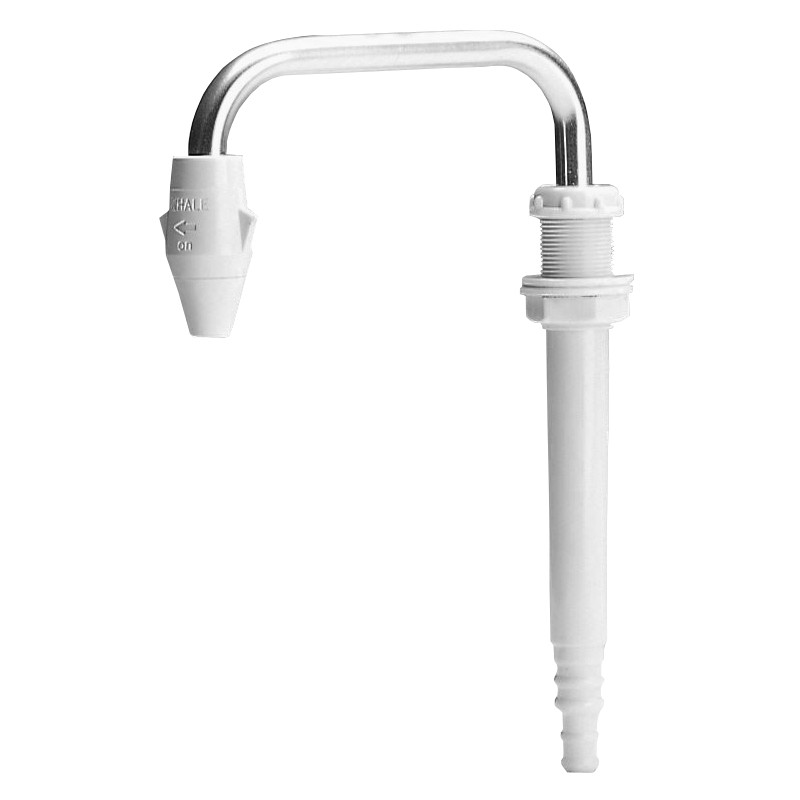 KRAN TELESCOPIC WHITE ON-OFF