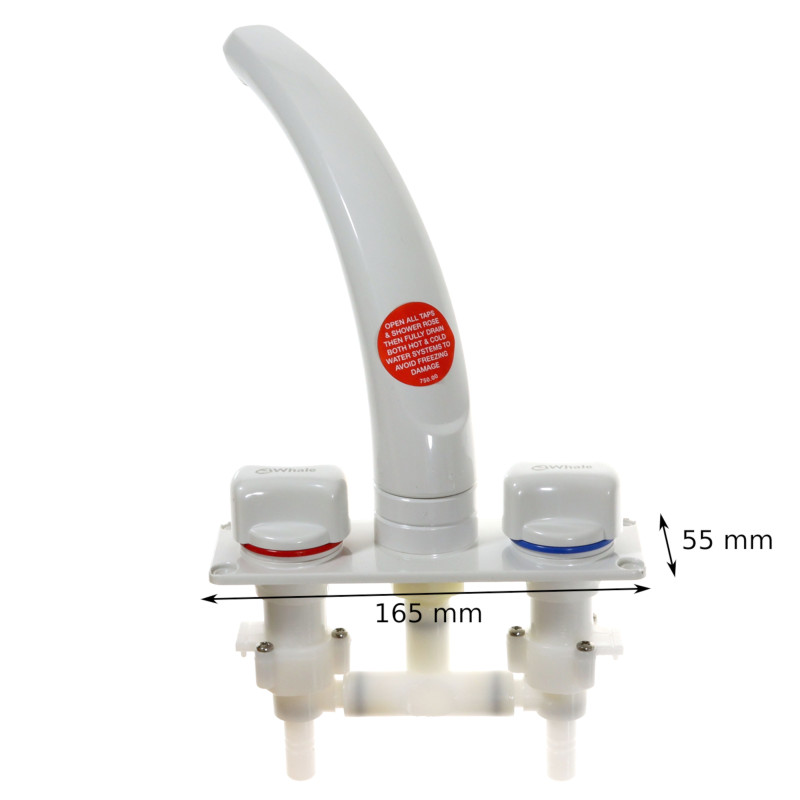 Kran bateria z mieszaczem, długa wylewka, whale elegance — zdjęcie 2