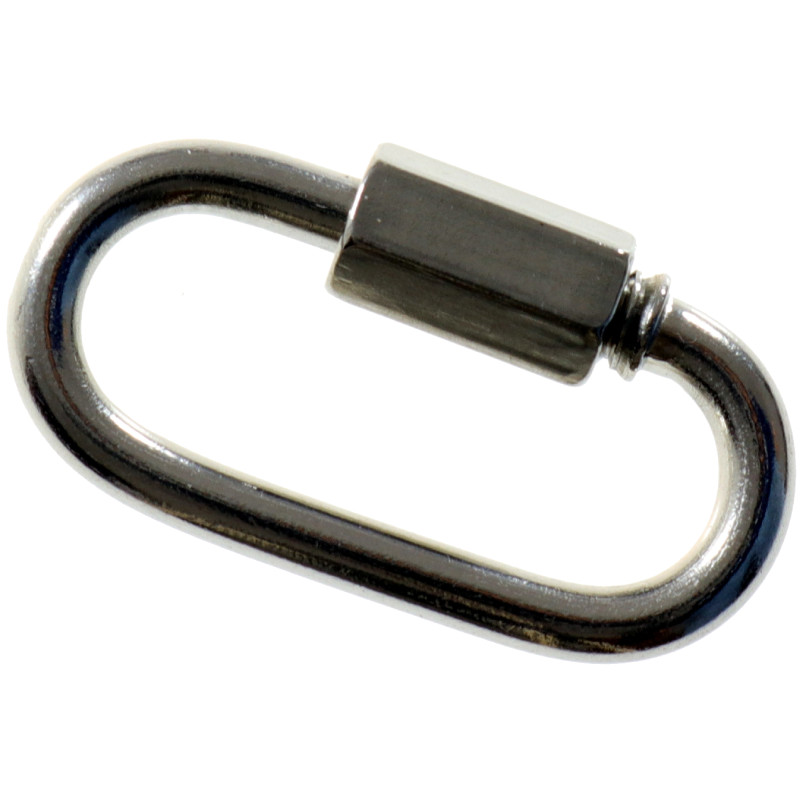 KARABIŃCZYK ZAKRĘCANY OWALNY L40MM D4MM AISI 316
