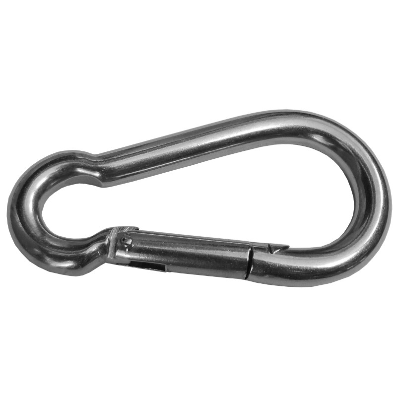 KARABIŃCZYK F L60MM D6MM STAL NIERDZEWNA AISI 316