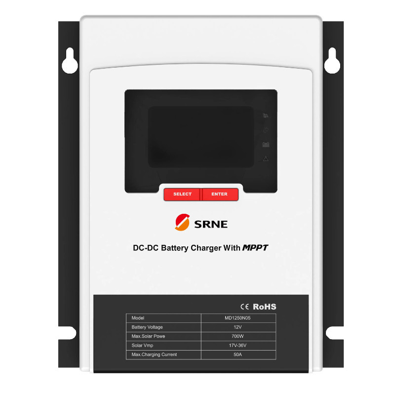 Regulator ładowania / ładowarka DC-DC SRNE MPPT 50A — zdjęcie 2