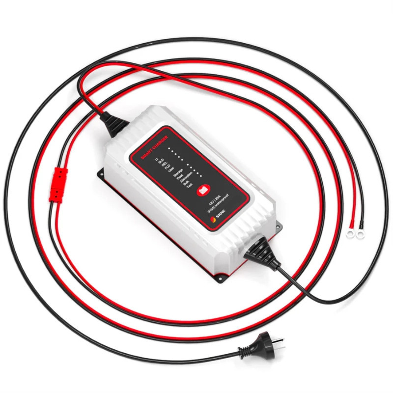 Ładowarka SRNE IP65 12V 25A — zdjęcie 4