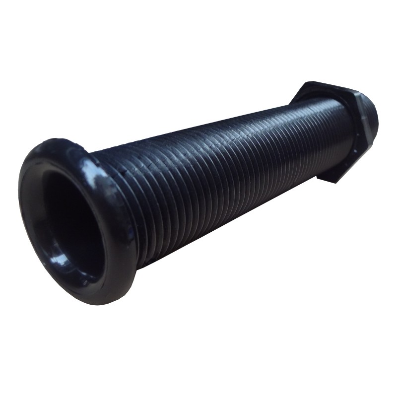PRZEJŚCIE BURTOWE L155MM, TWORZYWO, CZARNE, GWINT 7/8"
