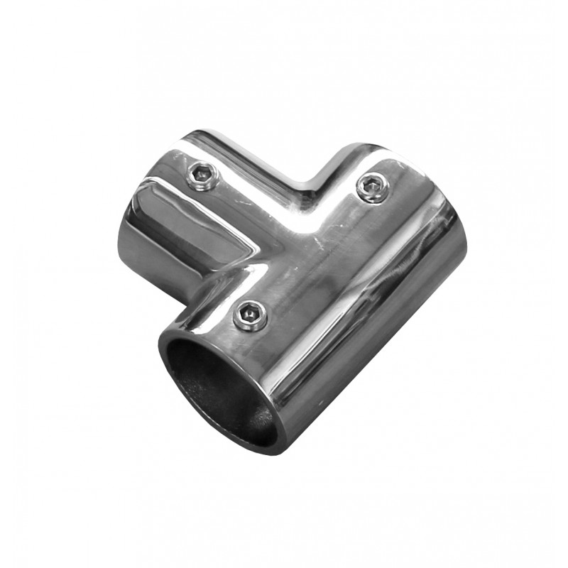 UCHWYT RELINGU T R 25MM AISI 316