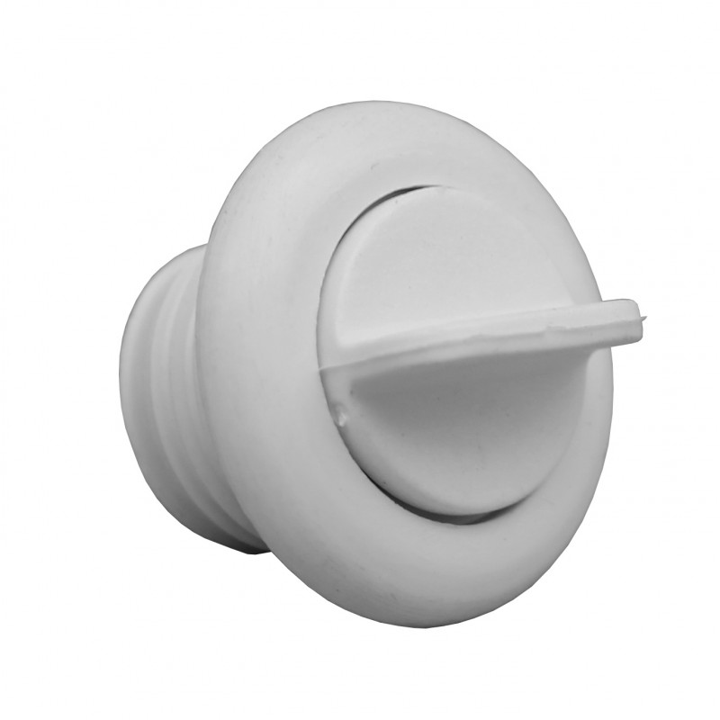 KOREK ODPŁYWOWY ROUND SAFETY D40MM BIAŁY