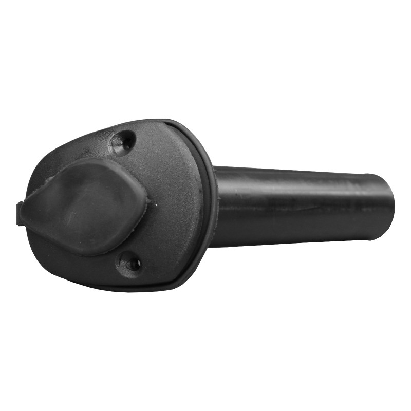 UCHWYT WĘDKI Z KORKIEM CZARNY D40MM L230MM