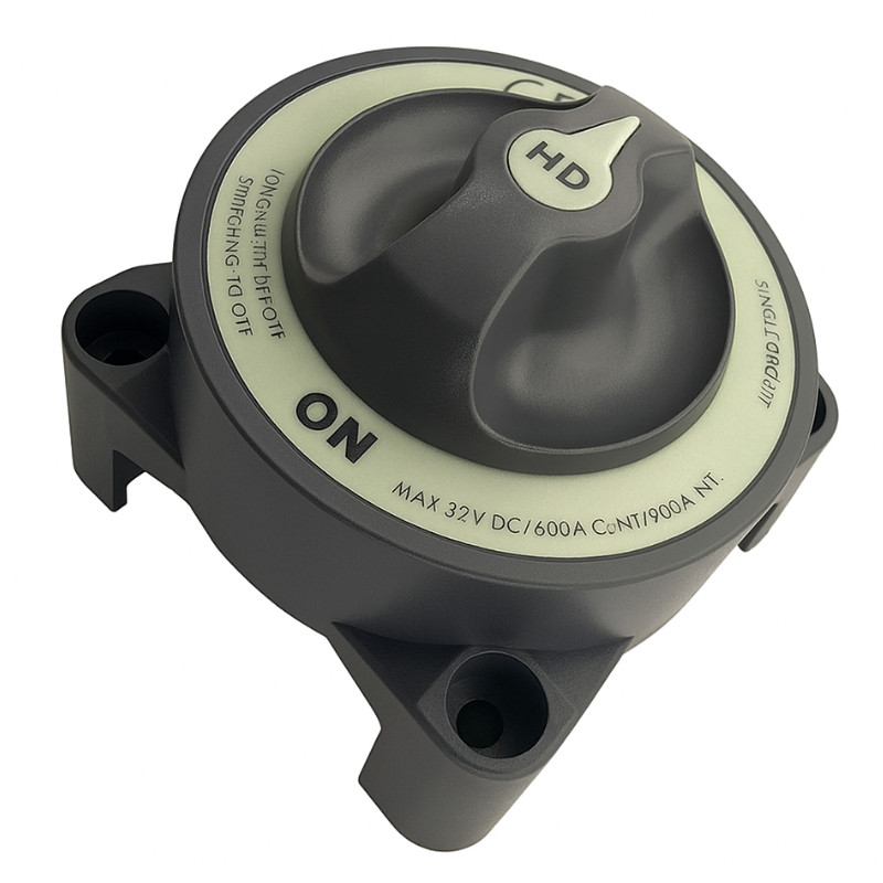 Rozłącznik akumulatora Solvian Blue Sea 3001 12-32V 600A IP66 — zdjęcie 3