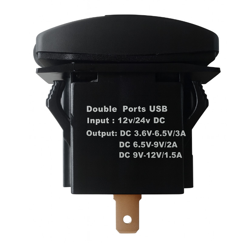 Ładowarka USB Solvian Dual Port USB LED QC3 — zdjęcie 2