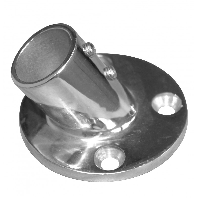 UCHWYT RELINGU ROUND 60DEG D25MM AISI 316