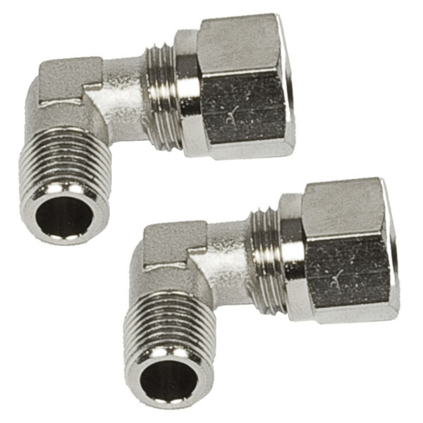 ZŁĄCZKA HYDRAULICZNA 90 THREAD 1/4" PAIR