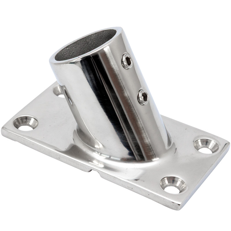 UCHWYT RELINGU RECTANGULAR 45DEG D25MM