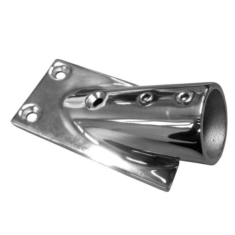 UCHWYT RELINGU RECTANGULAR 30DEG D22MM