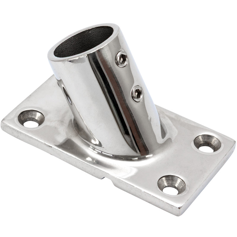 UCHWYT RELINGU RECTANGULAR 60DEG D22MM