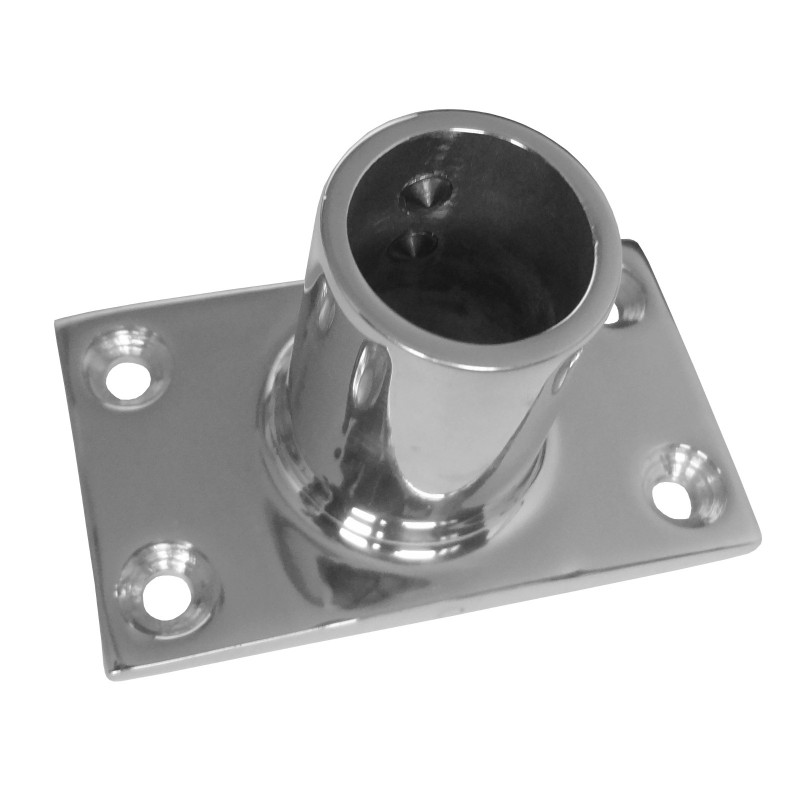 UCHWYT RELINGU RECTANGULAR 90DEG D22MM