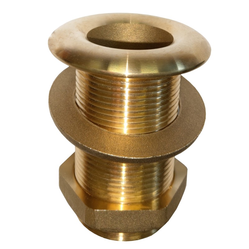 PRZEJŚCIE BURTOWE L102MM, BRASS, GWINT 2"