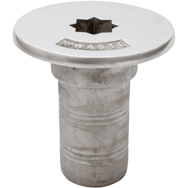 WLEW WASTE, GWIAZDA, STAL NIERDZEWNA POLEROWANA D38MM