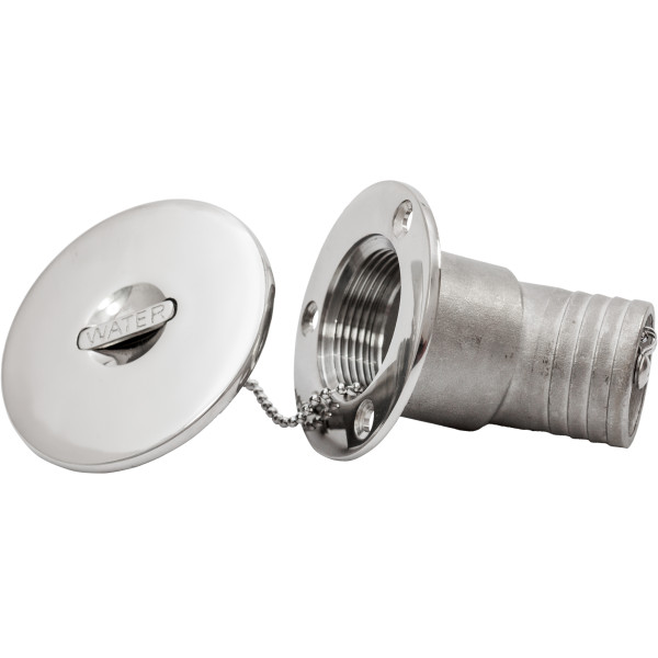 Wlew water kątowy 45, stal nierdzewna polerowana D38MM — zdjęcie 2