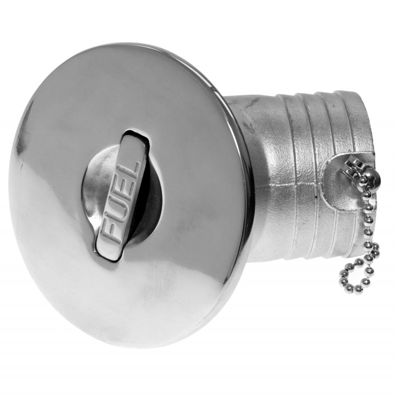 Wlew fuel katowy 45, stal nierdzewna polerowana D50MM — zdjęcie 2