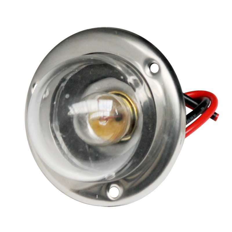 Lampa nawigacyjna biała 360 kotwiczna - 12V obudowa stal nierdzewna — zdjęcie 2