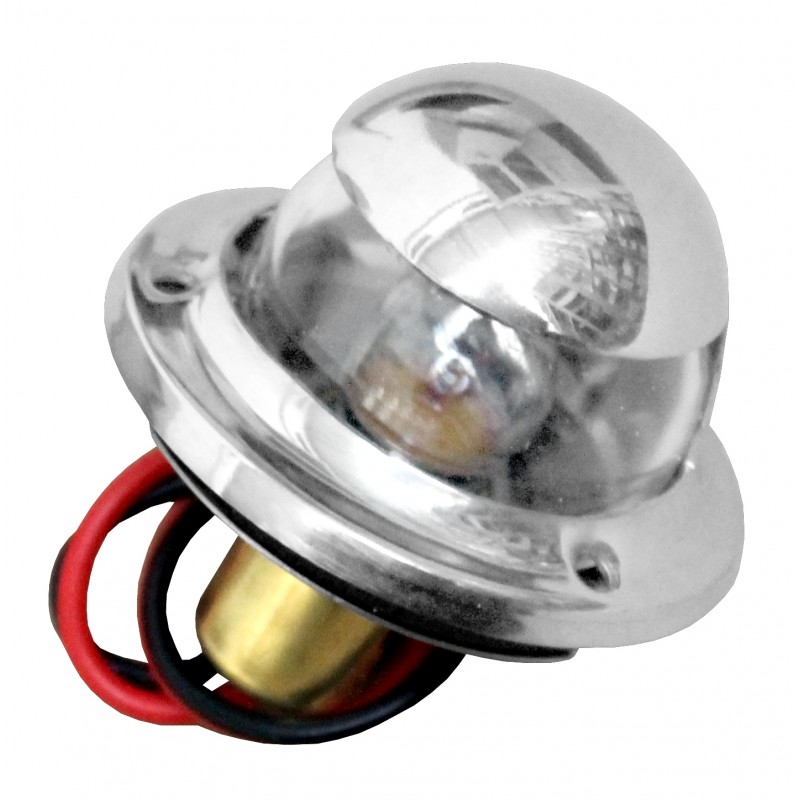 Lampa nawigacyjna masztowa silnikowa - 12V obudowa stal nierdzewna, pozioma (NZ)