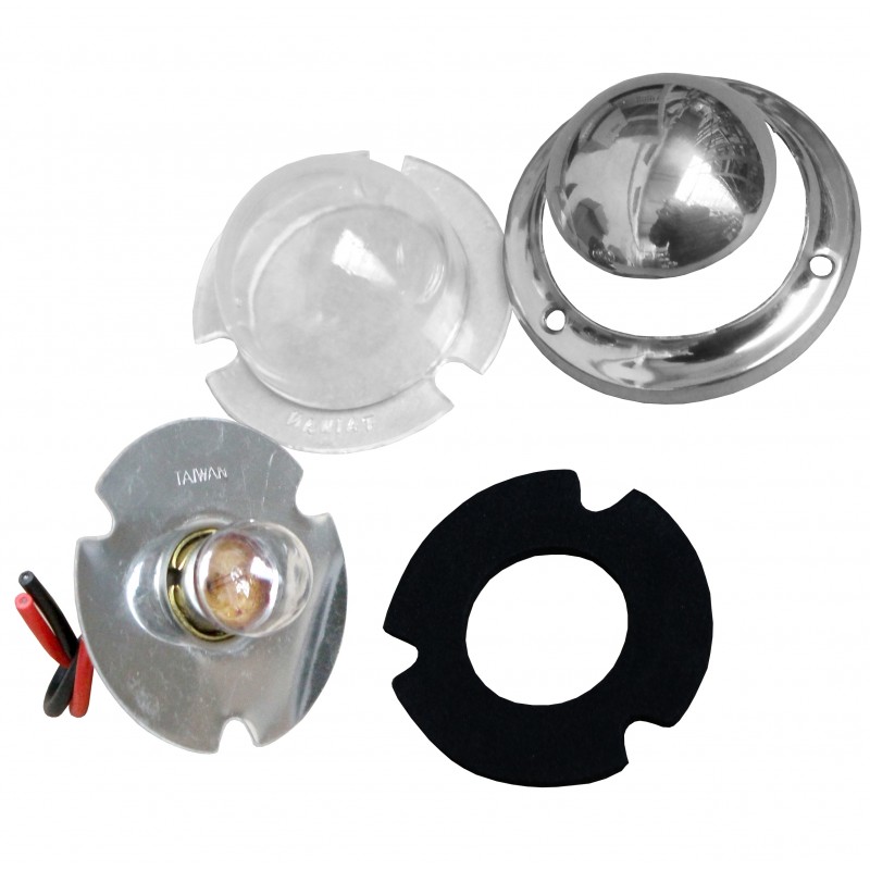 Lampa nawigacyjna masztowa silnikowa - 12V obudowa stal nierdzewna, pozioma (NZ) — zdjęcie 2