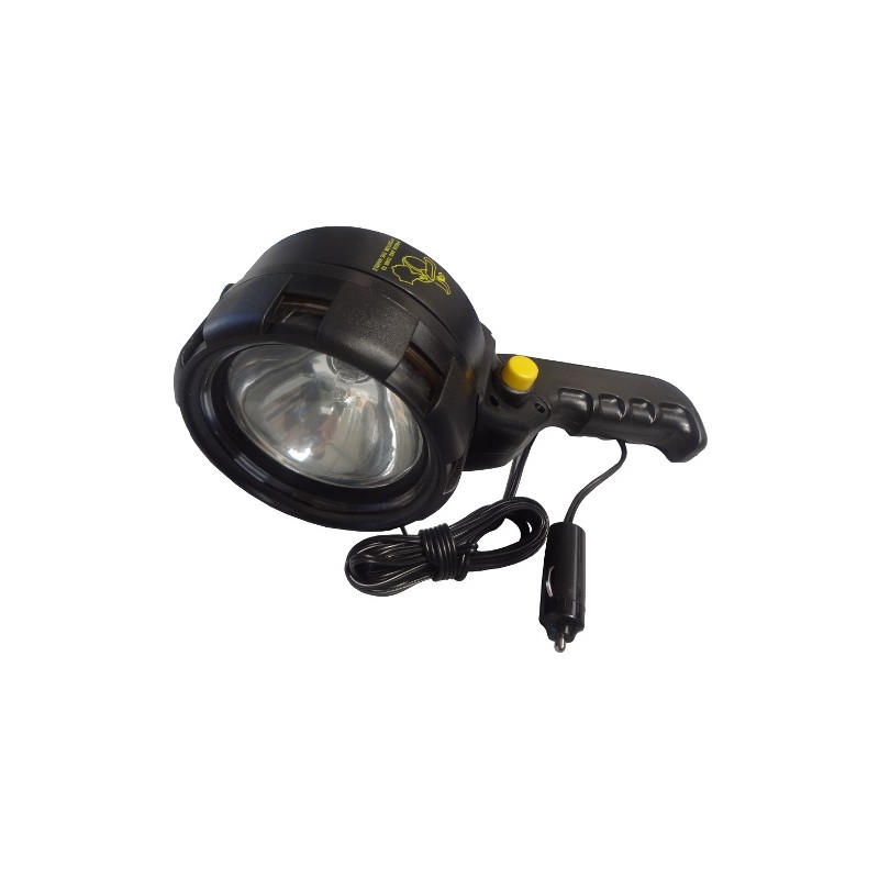Reflektor szperacz halogen - 12V - 55W - czarny - ręczny
