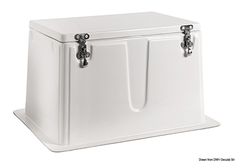 Pokrywa zbiornika biała VTR 59x43x37h cm