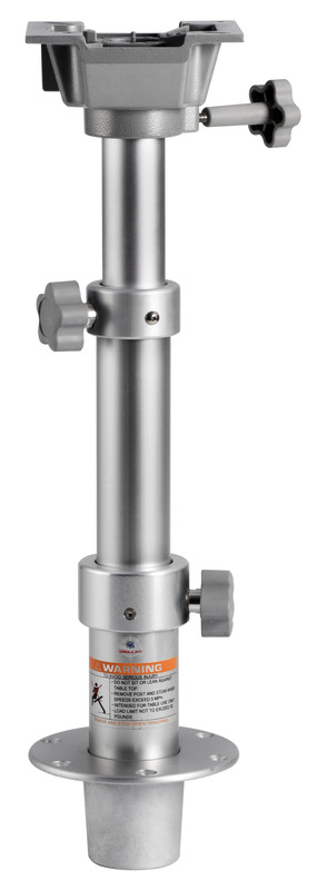 Zdejmowany trójtelescopowy słup stołowy 290/690 mm