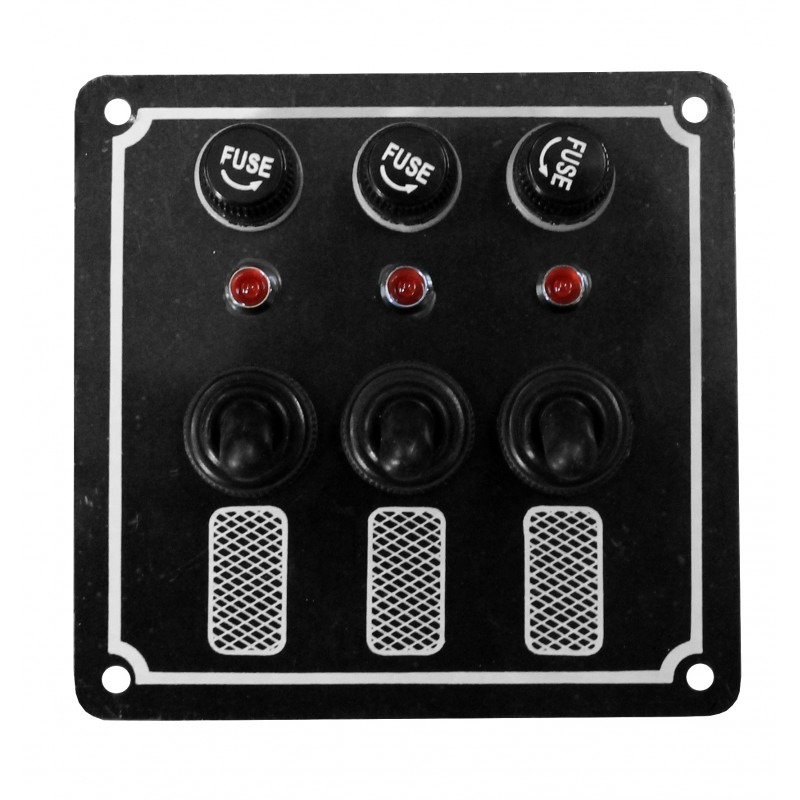 PANEL ELEKTRYCZNY 3W 12V WATERPROOF