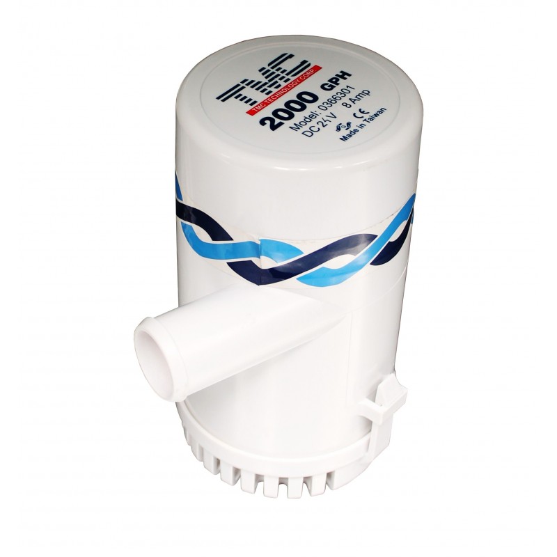 POMPA ZĘZOWA 24V 2000GPH D30MM 126L/MIN