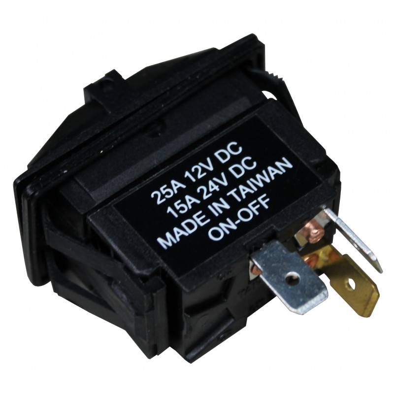 Włącznik rocker 3 pin on-off, spst, 1 LED — zdjęcie 2