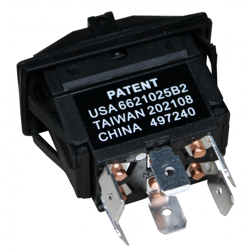 Włącznik rocker 6 pin (on)-off-(on), dpdt — zdjęcie 2