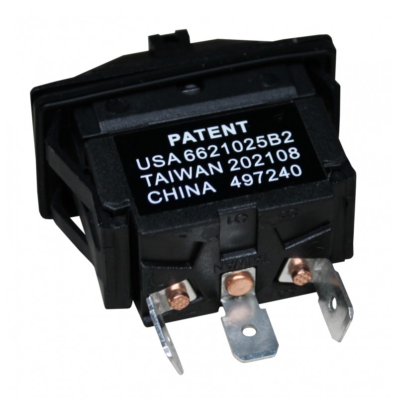 Włącznik rocker 3 pin (on)-off-on, spdt — zdjęcie 2