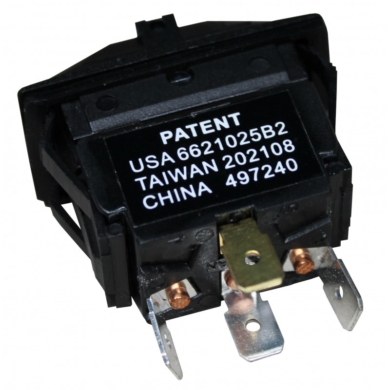 Włącznik rocker 4 pin (on)-off-(on), spdt, 2 LED — zdjęcie 2
