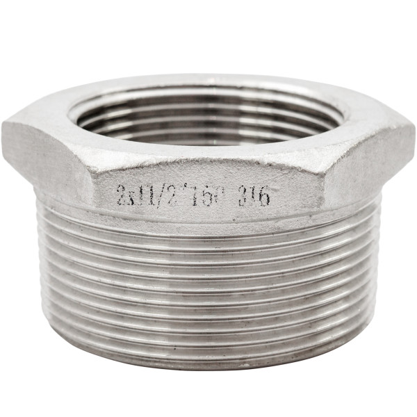 REDUKCJA GZ/GW 2" X 1 1/2", STAL NIERDZEWNA