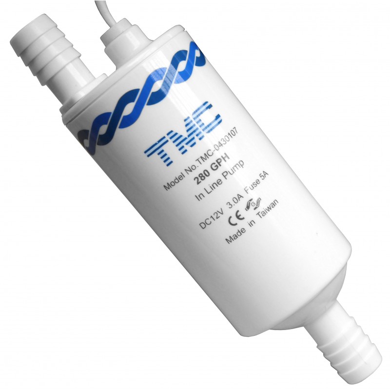 POMPA WODY 12V PRZEPŁYWOWA 280GPH
