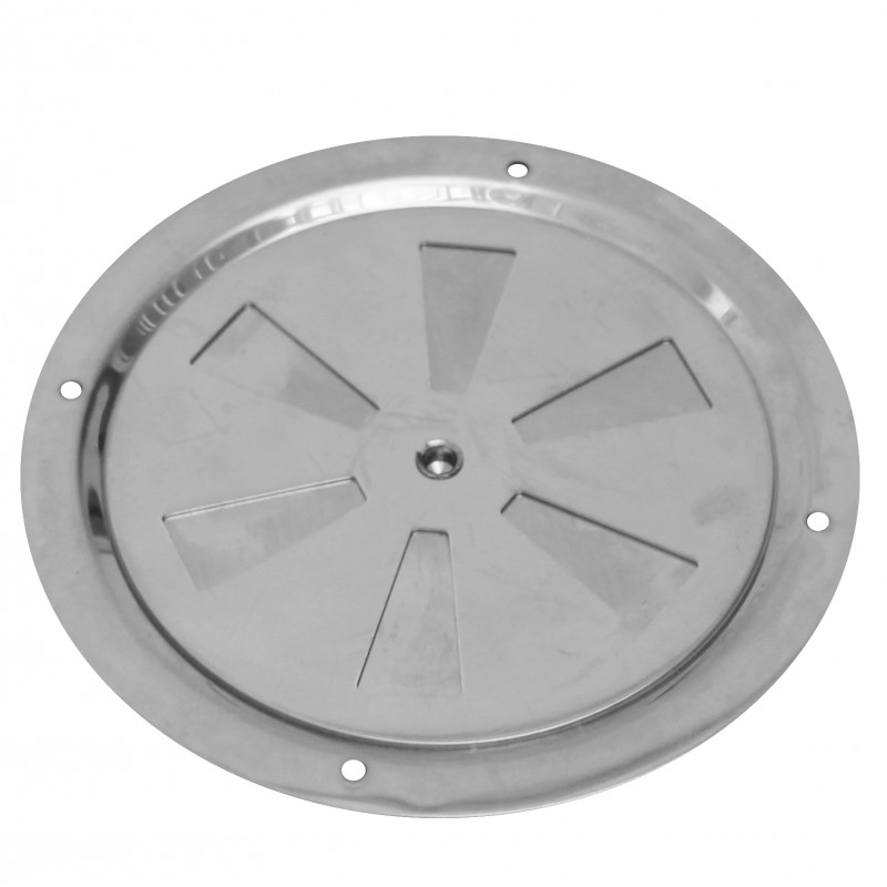 Kratka wentylacyjna D130MM S/S A4, central — zdjęcie 2