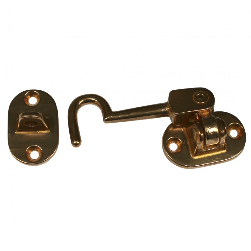 HAK KABINOWY, CICHY, BRASS 115MM