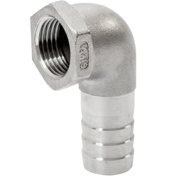 Króciec kolankowy S/S 90 F 1/2" X 19MM