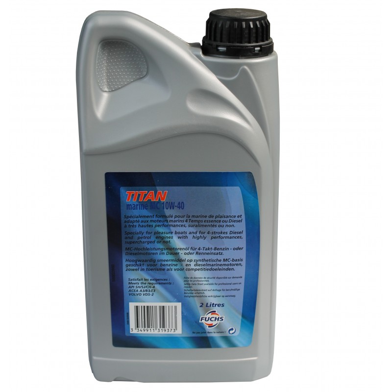 Olej 4SUW 2L 10W-40 fuchs titan (W) (X) — zdjęcie 2