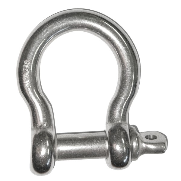 SZEKLA OMEGA D8MM STAL NIERDZEWNA AISI 316 KOŁNIERZ