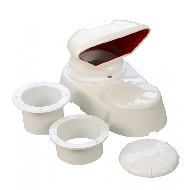 Wentylator pokładowy dorade box red 90MM